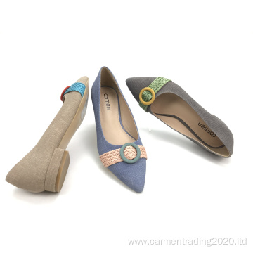 New Summer Ladies Popular Pointed Women Flats Shoes